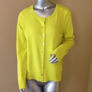 ANNE KLEIN | Cotton Blend Cardigan Sweater